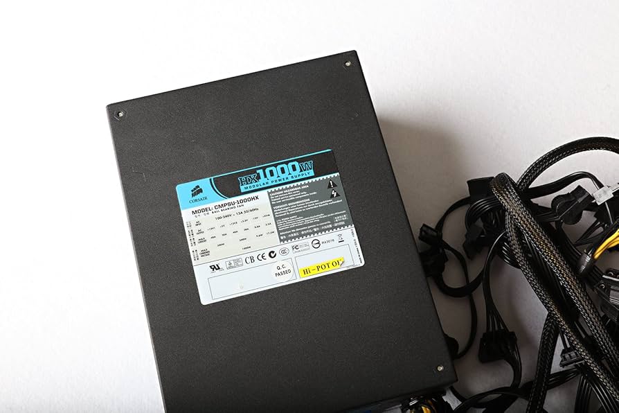 PCパーツ Corsair HX1000W Amazon.com: Corsair HX Series, HX1000, 1000 Watt, Fully